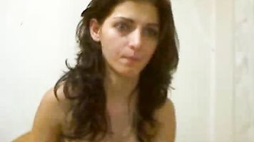Amateur fat Indian bhabhi laying in sexy satin nighty lifting her legs
