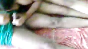 Young sexy tamil nadu housewife taking her shirt off holding her boobs in black bra and take it off on her man request to record on camera.