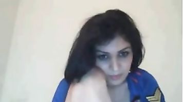The girl does not give her husband a blowjob in this video