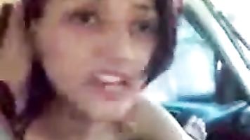 nymphos girl fucked in car