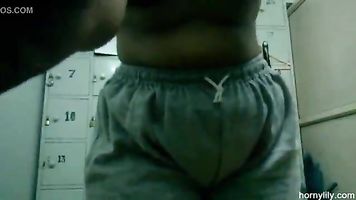 Horny Lily Tamil Beauty In Gym Working Out Naked