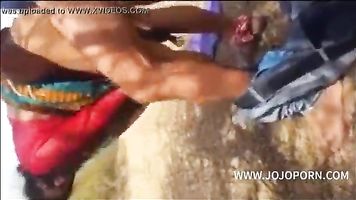 fine caribean brown smashed by 3 huge dicks -- jojoporn.com