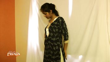 Divya grabs the camera to give you a personal look at her big juicy tits and pans all the way down to her sexy feet.